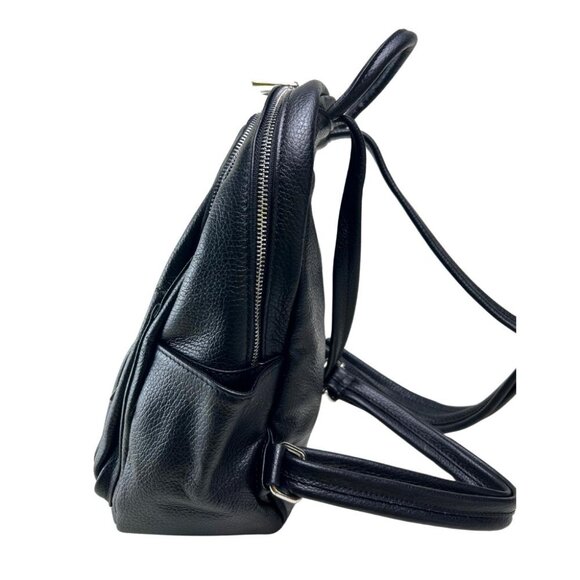 Ivan Troy Anta Black Women\'s Italian Leather Outdoor Travel Bag Zipper Backpack main image 7